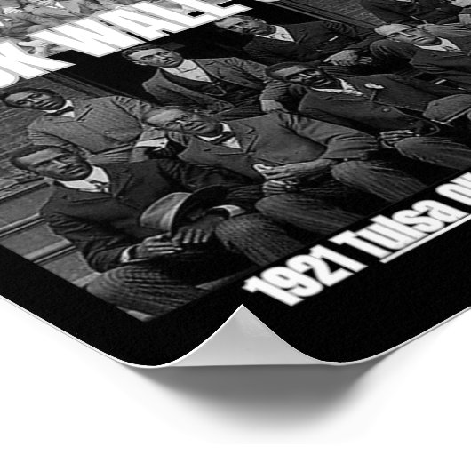 Black History Month - Tusla - grondleggers van de Poster (Hoek)