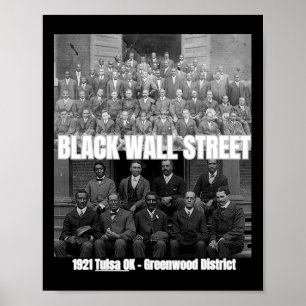 Black History Month - Tusla - grondleggers van de  Poster
