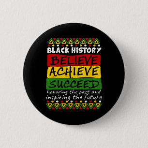 Black History Month-viering Afro-Amerikaanse H Ronde Button 5,7 Cm
