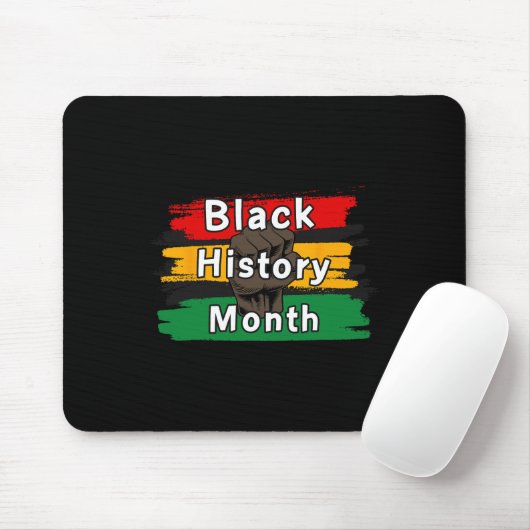Black History Month viert de opkomst samen 1 Muismat (Met muis)