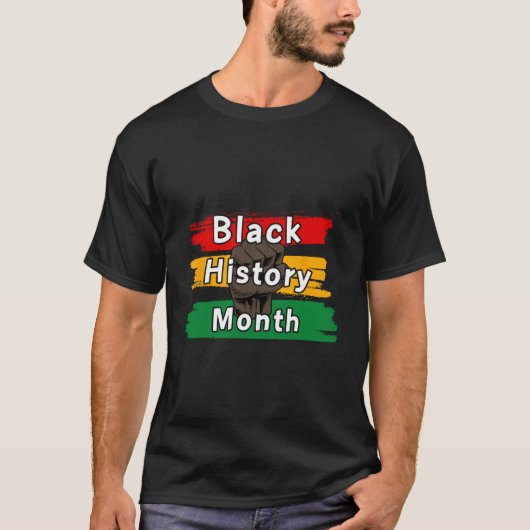 Black History Month viert de opkomst samen 1 T-shirt (Voorkant)