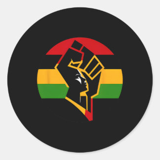 Black History Month viert de opkomst samen 2 Ronde Sticker