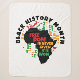 Black History Month Vrijheid wordt nooit gegeven, Sherpa Deken