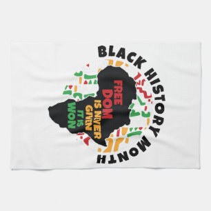 Black History Month Vrijheid wordt nooit gegeven, Theedoek