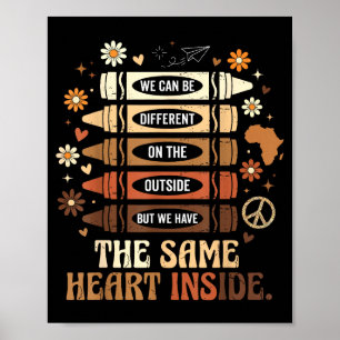Black History Month We hebben hetzelfde hart binne Poster