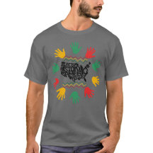 Black History Month, zwarte geschiedenis tshirt kl