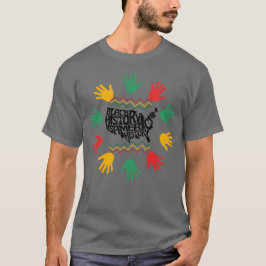 Black History Month, zwarte geschiedenis tshirt kl