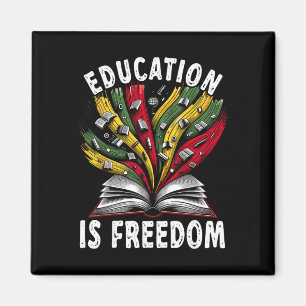 Black History Onderwijs Is Vrijheid Boeken Zwarte  Magneet