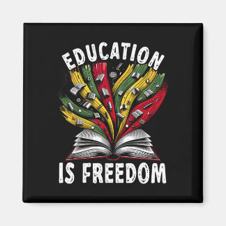 Black History Onderwijs Is Vrijheid Boeken Zwarte  Magneet