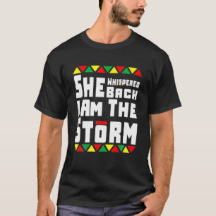Black History Pajamas Afro Ze is geflipte terug Ik T-shirt