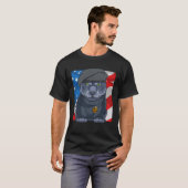 Black History Panther Party Patriotic African Amer T-shirt (Voorkant volledig)