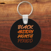 Black History Period African American History Men  Sleutelhanger (Voorkant)