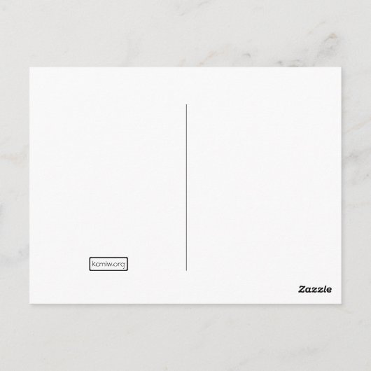 Black History Post Kaart (Achterkant)