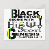 Black History Post Kaart (Voorkant)