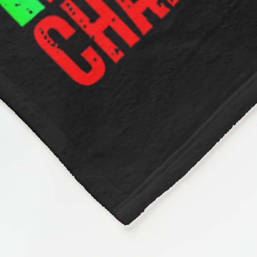 Black History Pride Martin Black Afro Afrikaans Fleece Deken (Hoek)