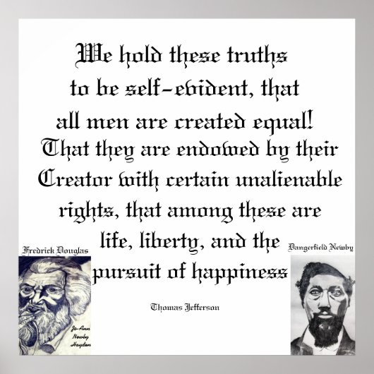 BLACK HISTORY QUOTE POSTER (Voorkant)