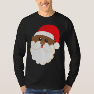 Black History Santa Funny Cool Pride Kerstmis T-shirt