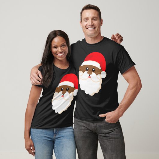 Black History Santa Funny Cool Pride Kerstmis T-shirt (Unisex)