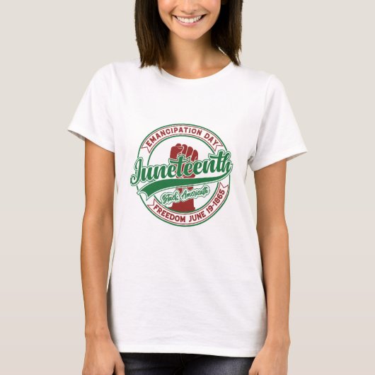 Black History Shirt | 19 juni 1865 (Voorkant)