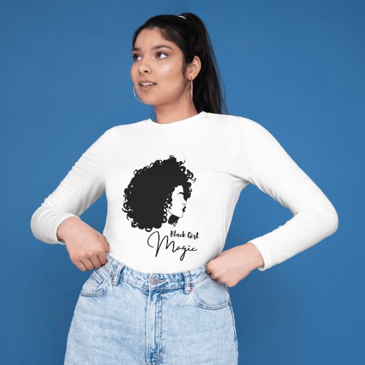 Black History Shirt voor vrouwen Afro