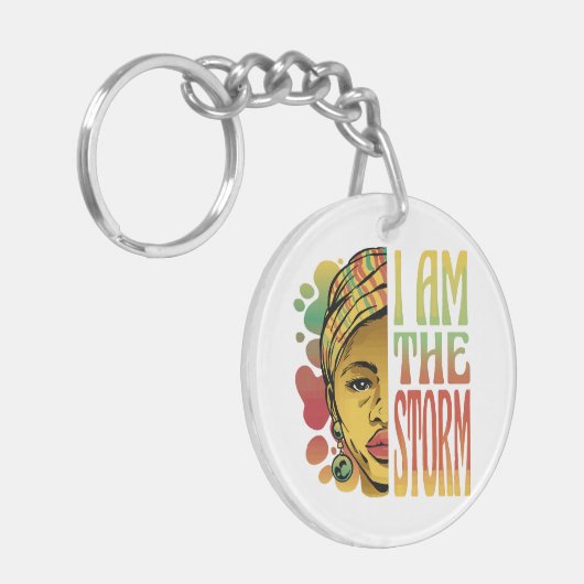 Black History Storm Sleutelhanger (Voorkant Links)