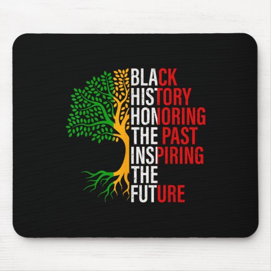 Black History Tree Black History is een Amerikaans Muismat (Voorkant)