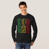 Black History - Zwart Inspirerend Power Quotes T-shirt (Voorkant volledig)