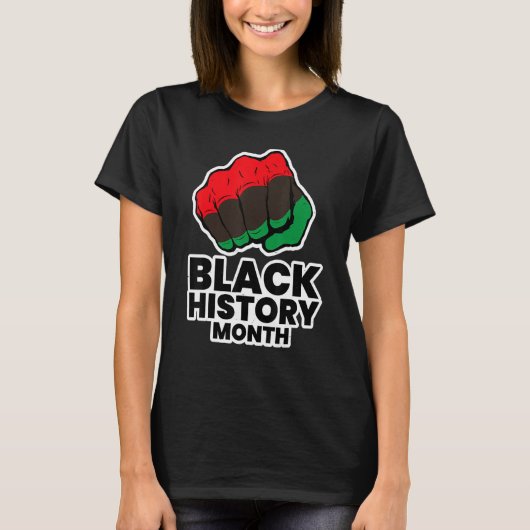 Black Historys Black History Month_1 T-shirt (Voorkant)