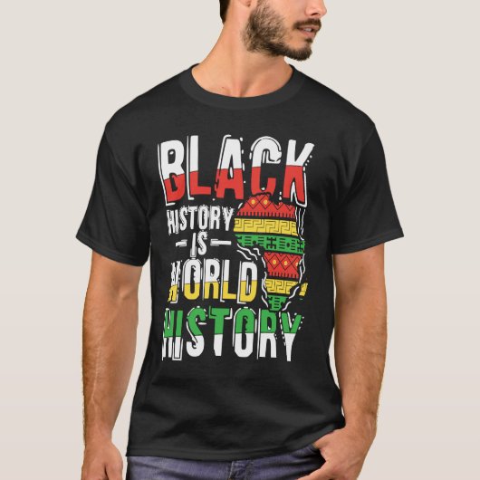 Black Histroy Month Prde African American T-shirt (Voorkant)