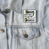 Black Hitory Square Button (In situ)