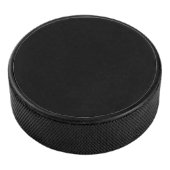 Black Hockey Puck (3/4)