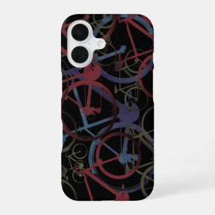 Black Hoesje-Mate iPhone draagtas van fietsen 16 Hoesje