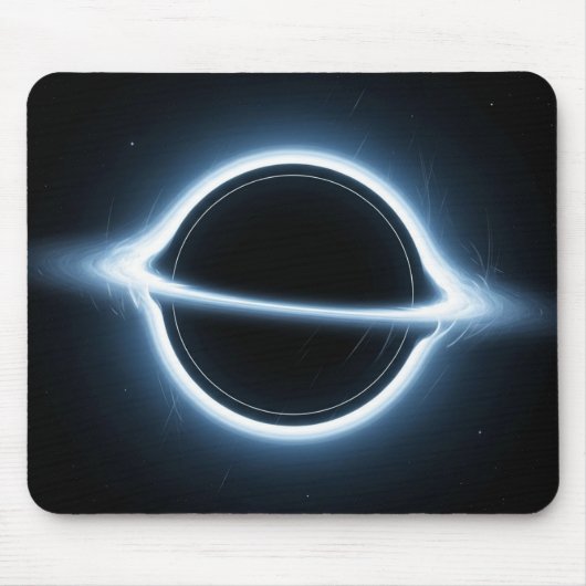Black Hole Accretion Disk Cosmic Mousepad Muismat (Voorkant)