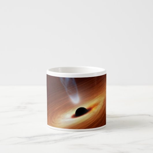 Black Hole Astronomy Space Art Espresso Kop (Voorkant)