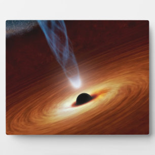 Black Hole Astronomy Space Art Fotoplaat