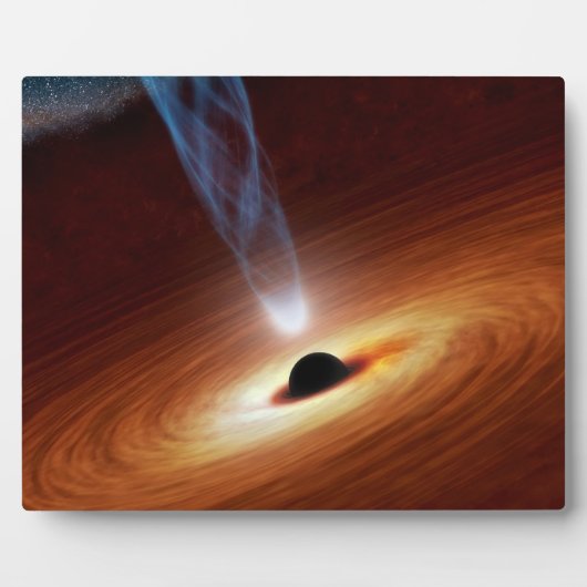 Black Hole Astronomy Space Art Fotoplaat (Voorkant)