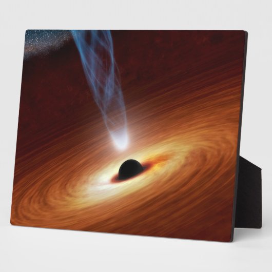 Black Hole Astronomy Space Art Fotoplaat (Zijkant)
