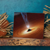 Black Hole Astronomy Space Art Fotoplaat (Zijkant)