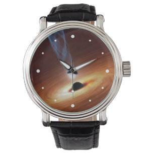 Black Hole Astronomy Space Art Horloge