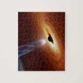 Black Hole Astronomy Space Art Legpuzzel (Verticaal)