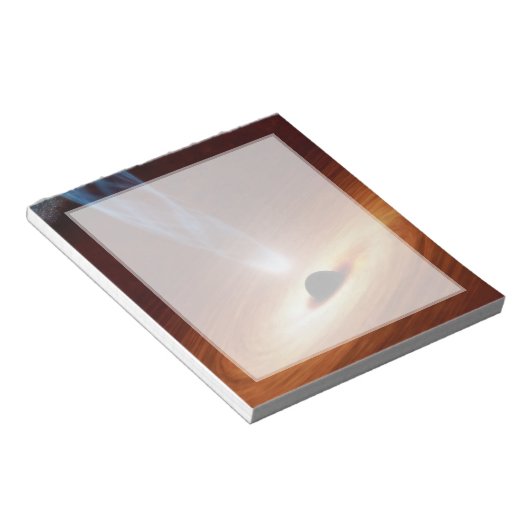 Black Hole Astronomy Space Art Notitieblok (Schuin)