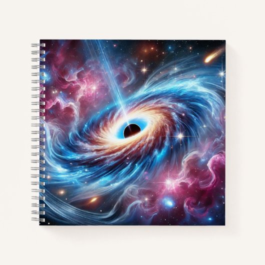Black Hole & Astrophysics Cosmic Energy & Space Notitieboek (Voorkant)