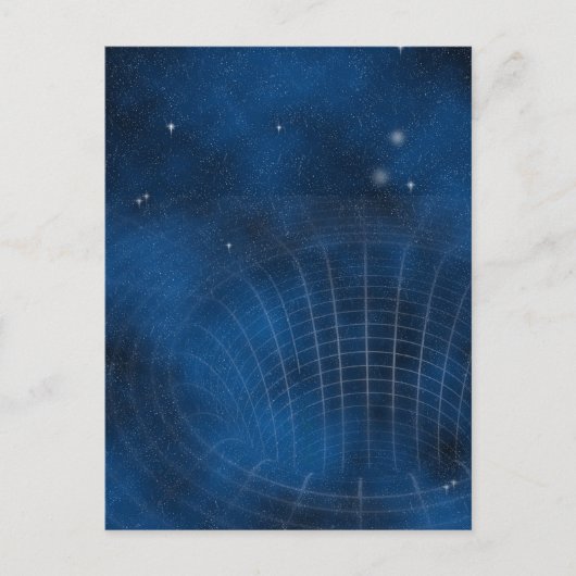 Black Hole briefkaart (Voorkant)