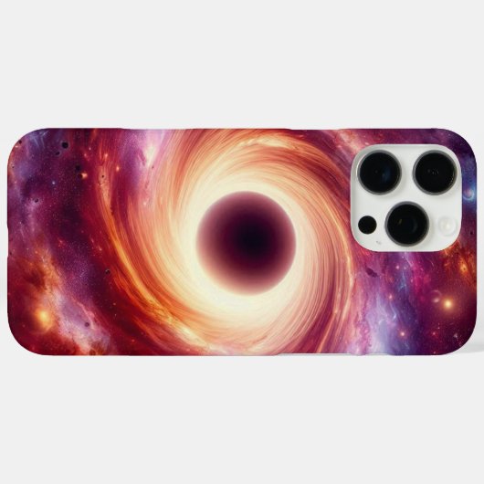Black Hole Case-Mate iPhone Case (Achterkant (horizontaal))