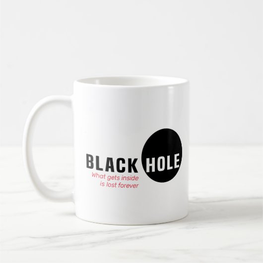 Black Hole Coffee Mok (Links)