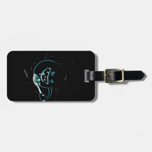 Black Hole Devours Bagagelabel (Voorkant horizontaal)