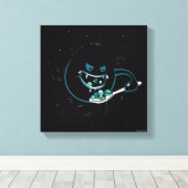 Black Hole Devours Canvas Afdruk (Insitu (Houten vloer))