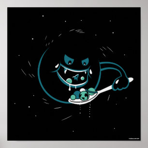 Black Hole Devours Poster