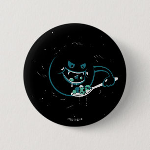 Black Hole Devours Ronde Button 5,7 Cm