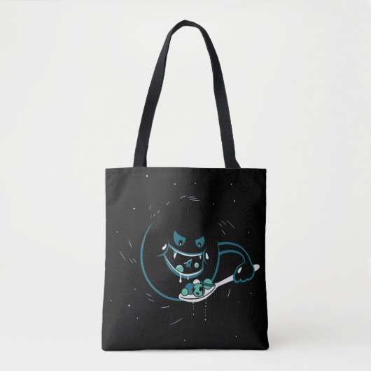 Black Hole Devours Tote Bag (Voorkant)